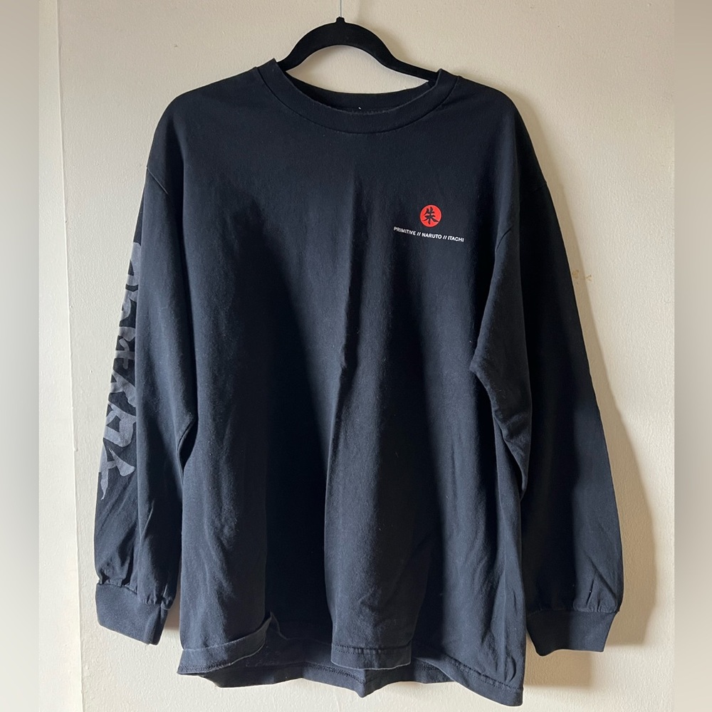 Primitive x Naruto shippuden long sleeve size L black
